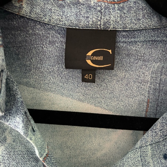 cavalli blouse denim pattern - Picture 9 of 11